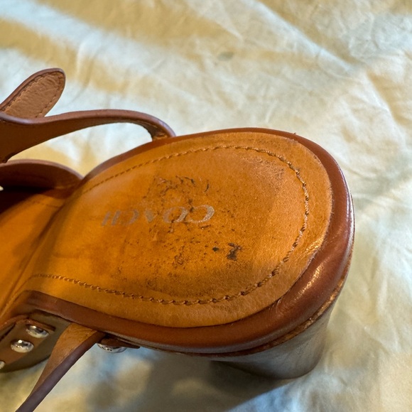 Coach Womans Size 9 Viola Sandal Wood Block PlatformUsed show some wear. - Picture 4 of 15